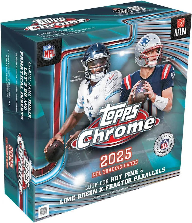2025 Topps Chrome® Football - Mega Box